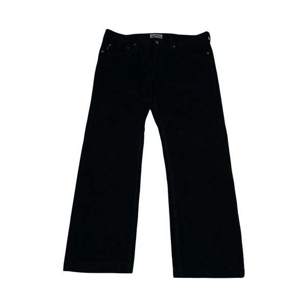 Stone Island 2012 Black Corduroy RE Trousers - 34"