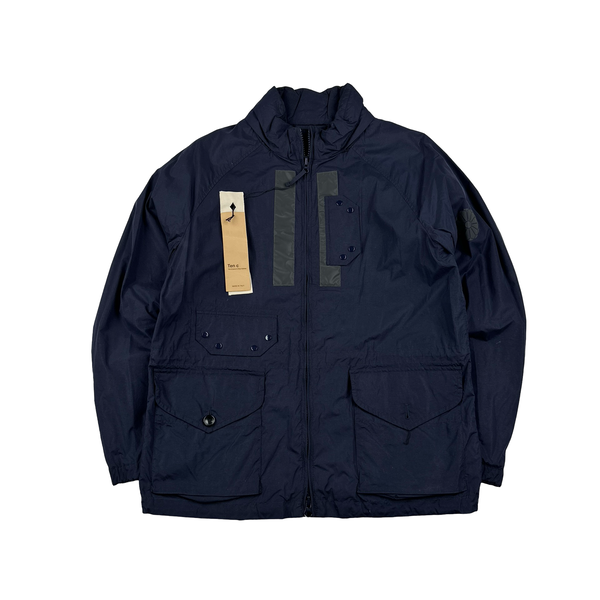 Ten C Navy Reflective Strip Multipocket Jacket - Medium