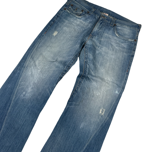 True Religion Embroidered Design Joey Relaxed Fit Jeans -XL
