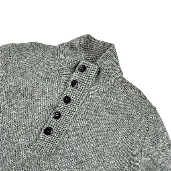 Stone Island 2012 Grey High Neck Pullover Knit - XXL