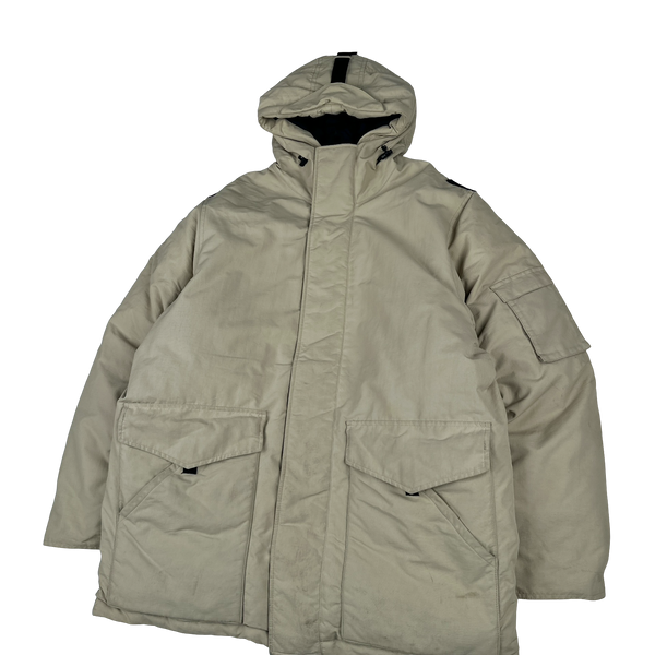 Armani Jeans 2000's Heavyweight Down Filled Long Puffer Jacket - Small