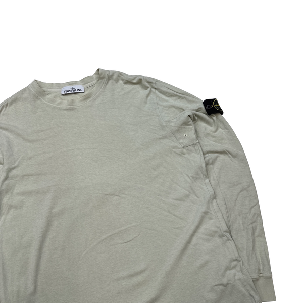 Stone Island Beige 2016 Longsleeve Cotton Top - XL