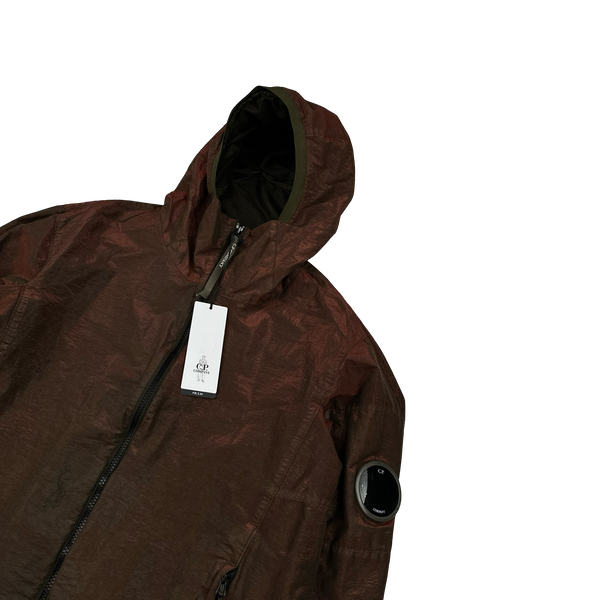 CP Company P.Ri.S.M Red Prismatic Ripstop Membrane Hooded Jacket - XL