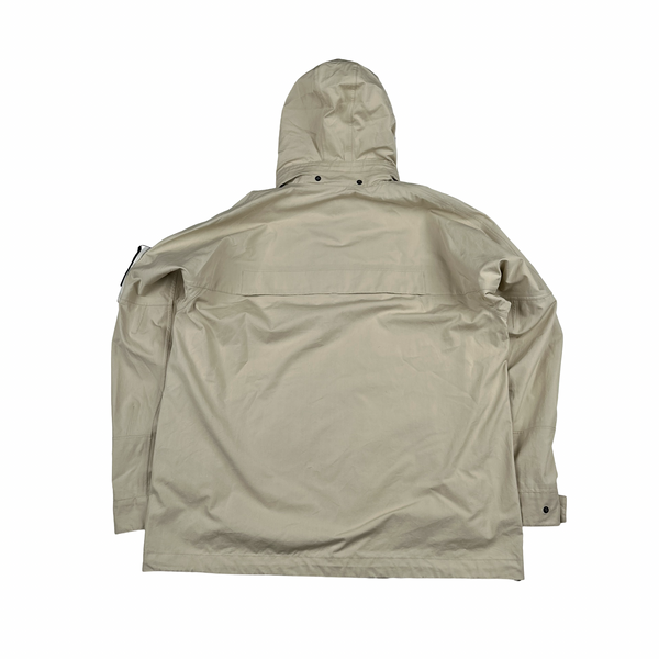 Stone Island 2024 Beige O-Ventile Ghost Zipped Hooded Multi Pocket Jacket - XL