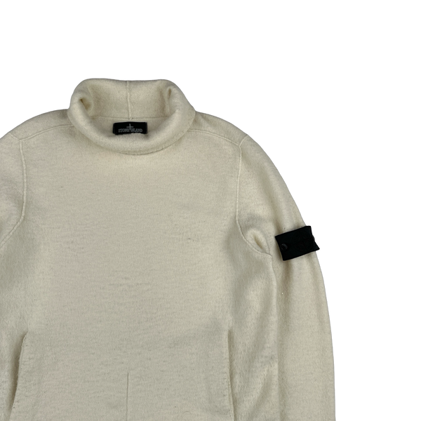 Stone Island 2018 Shadow Project Beige Knit Jumper - Large