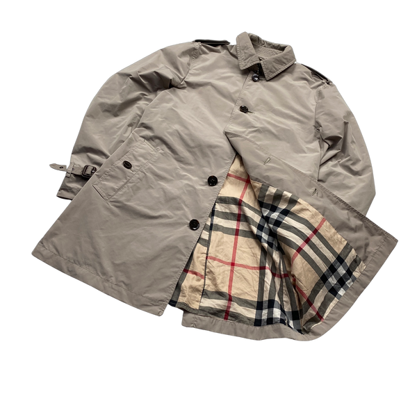 Burberry Nova Check Lined Trench Coat Medium Mat s Island
