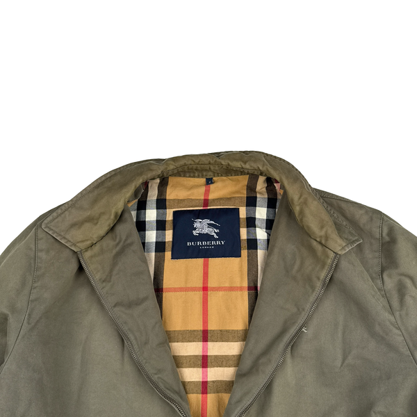 Burberry Heavyweight Khaki Nova Check Lined Bomber Jacket - XXL