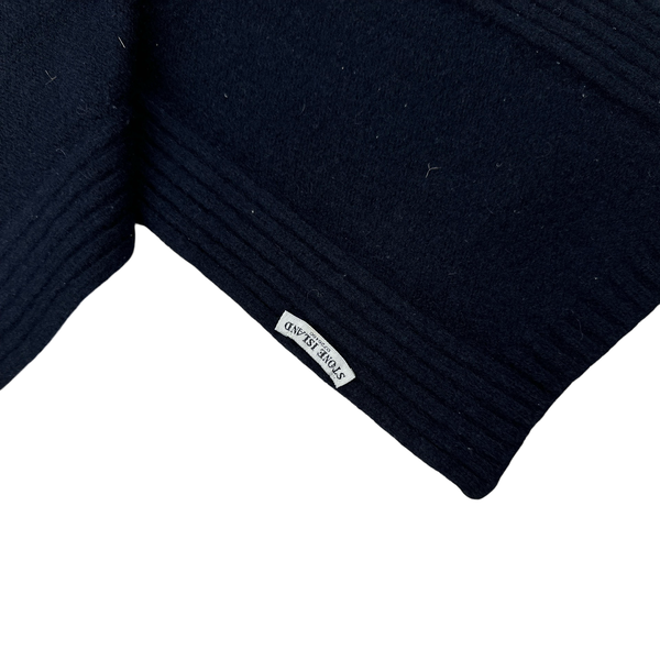 Stone Island 2005 Italy Ribbed Spellout Scarf