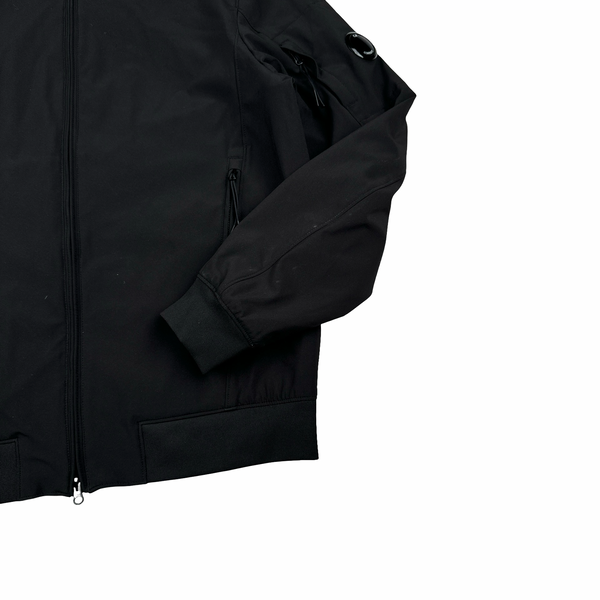 CP Company Black Soft Shell Lens View Jacket - XL