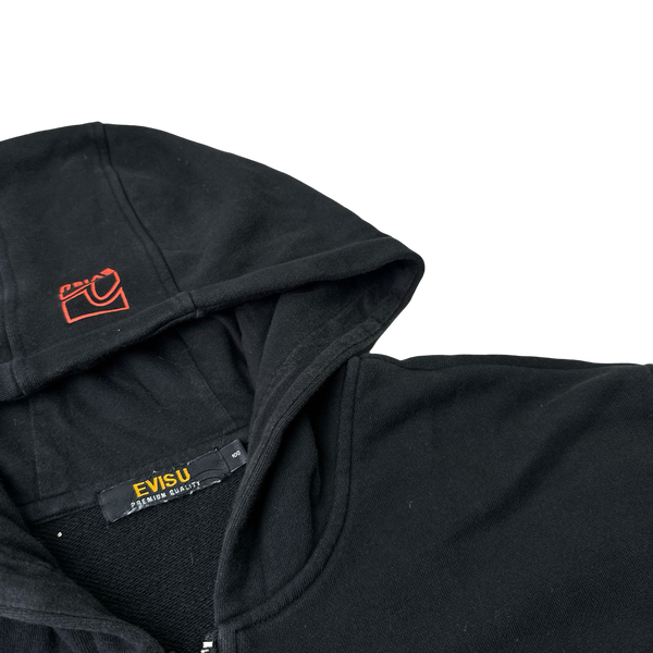 Evisu Flame Graphic Zipped Hoodie - XL – Mat's Island