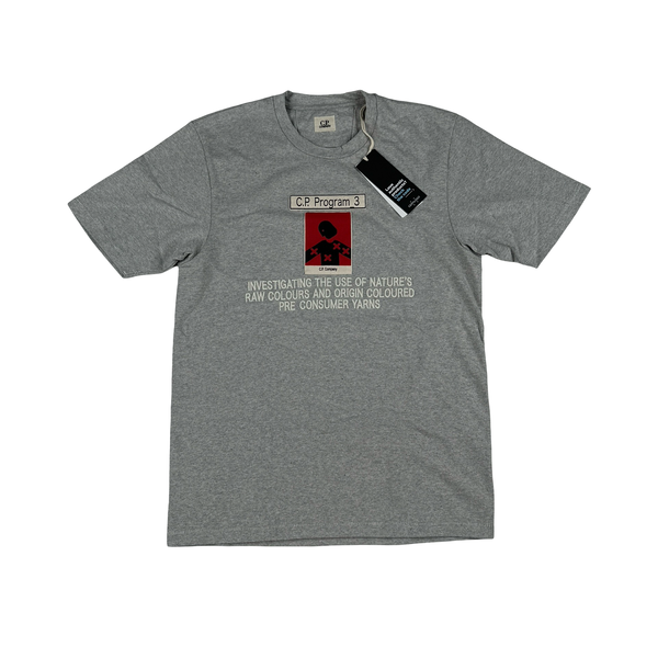CP Company SEED_1 Grey Graphic T Shirt