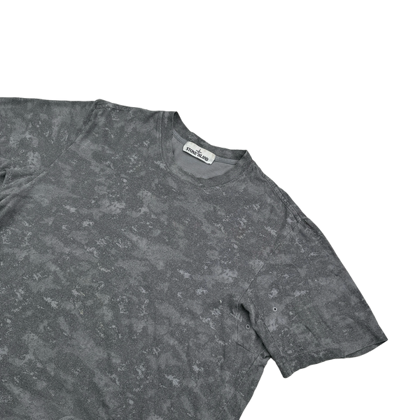 Stone Island 2016 Grey Camo Cotton T Shirt - XL