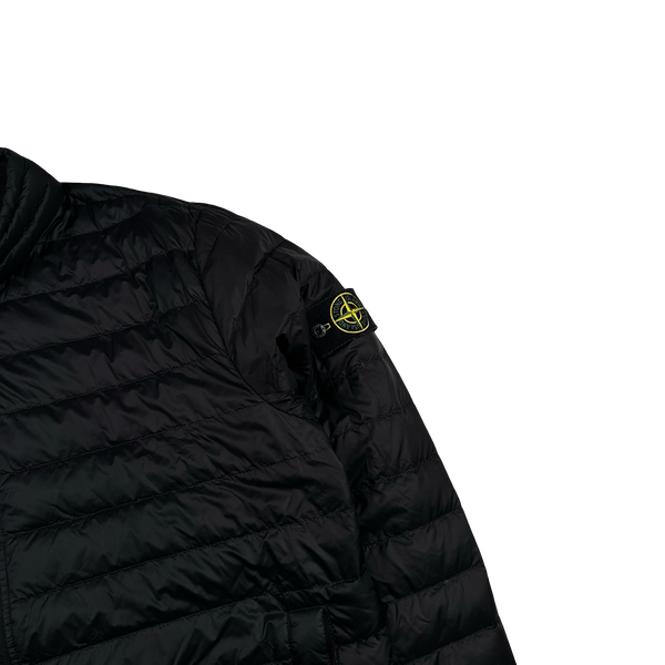 Stone Island 2015 Black Micro Rip Stop 7 Den/Down Jacket - XXL