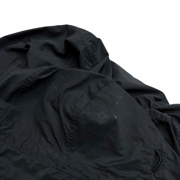 Stone Island 2021 Black Micro Reps Parka Jacket - Large