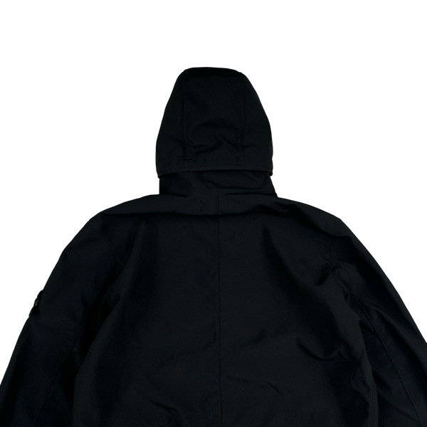 Stone Island 2019 Black Light Soft Shell R Jacket - Large