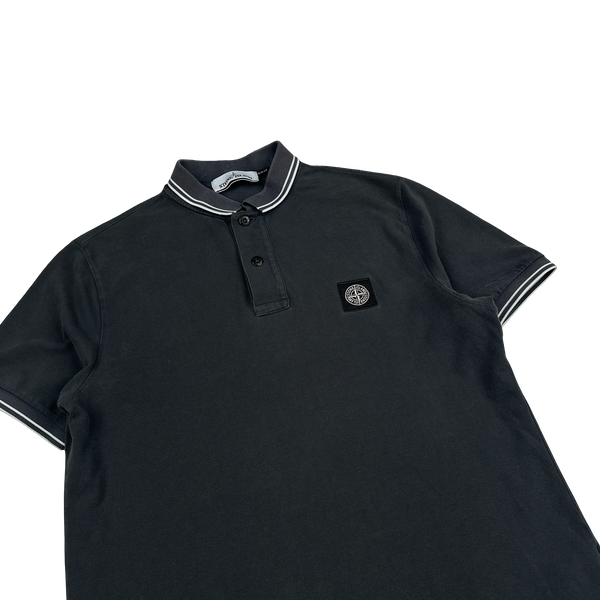 Stone Island 2018 Charcoal Polo Shirt - Medium