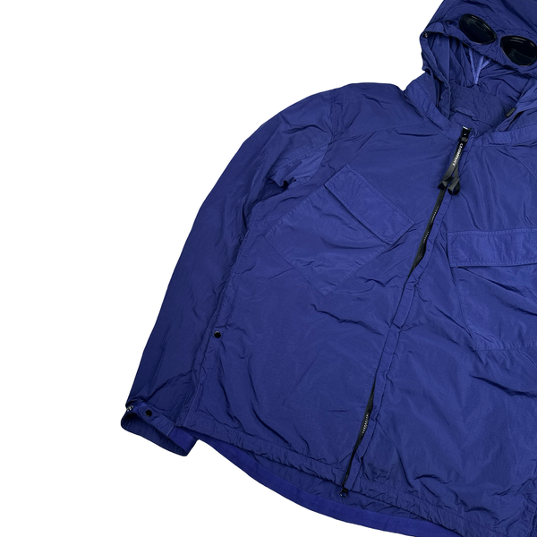 CP Company Blue Chrome Goggle Lightweight Jacket - XL
