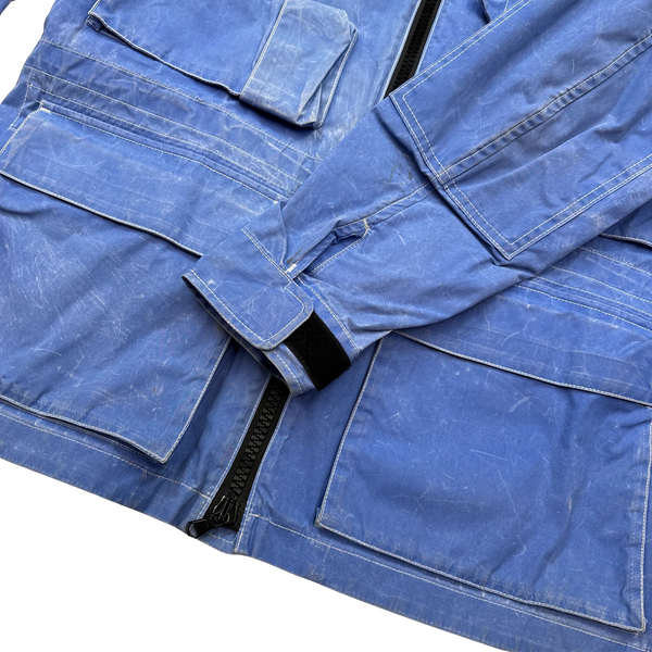 Plurimus Blue Garment Dyed Jacket - Large