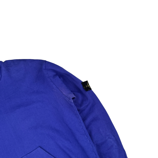 Stone Island 2007 Blue Hooded Pullover Jumper - XXL