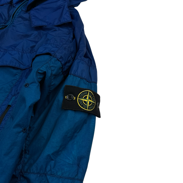 Stone Island x Nike Blue Hyperlight Membrana Windrunner Jacket - Small