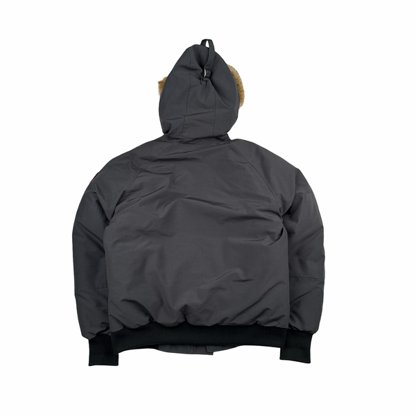 Canada Goose Grey Chilliwack Bomber Parka Jacket - Small