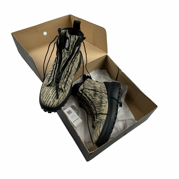 Stone Island Rain Camo High Top Boot Trainers - UK 9