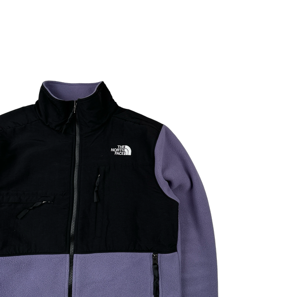 North Face Lilac Polartec Fleece Zipped Jumper - Small