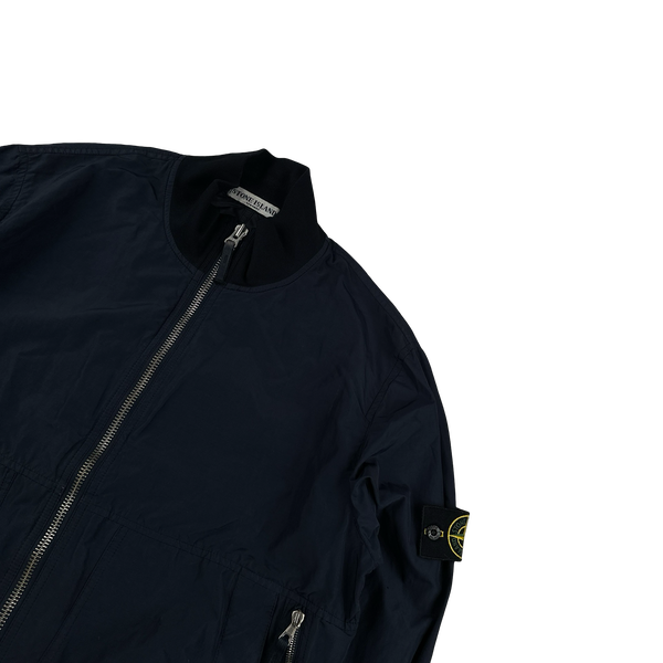 Stone Island 2010 Navy Cotton Blend Bomber Jacket - XL