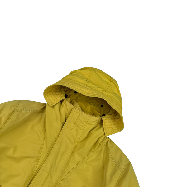 Stone Island 2018 Yellow Micro Reps Primaloft Lined Jacket - Small