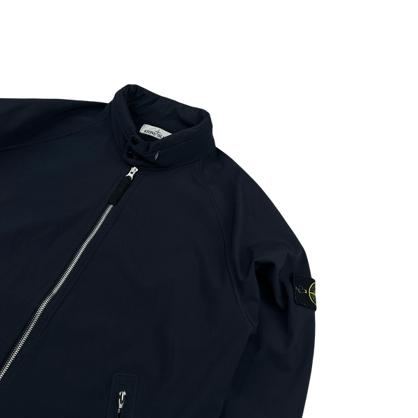 Stone Island 2018 Dark Navy Light Soft Shell R Jacket - Large