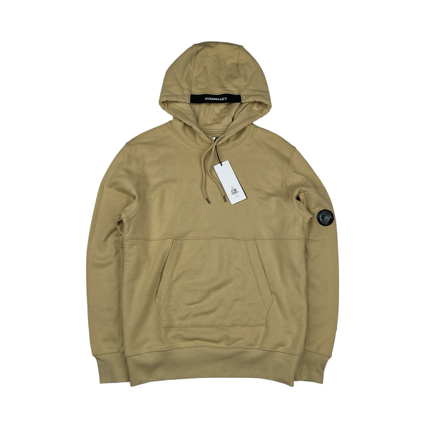 CP Company Yellow Cotton Lens Viewer Pullover Hoodie - Small