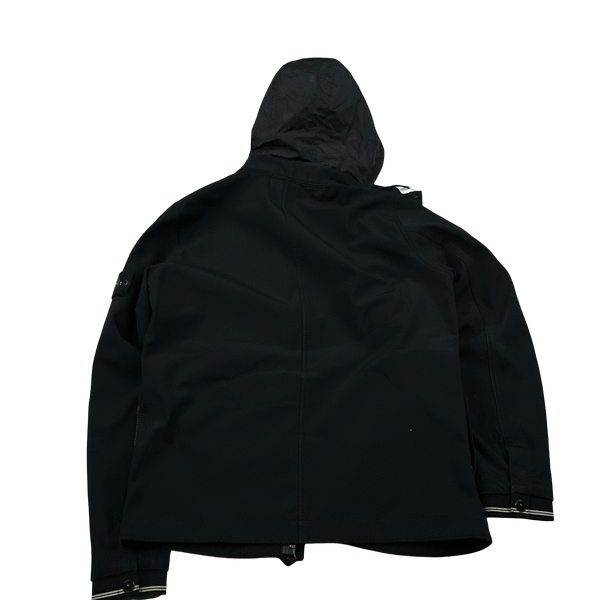 Stone Island 2015 Black Fleece Lined Soft Shell - Medium