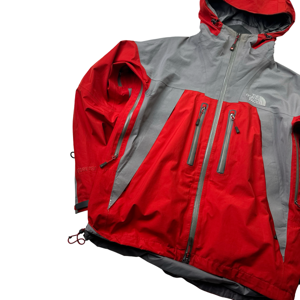 North Face Red Colour Block Summit Series Gore Tex Jacket - Small