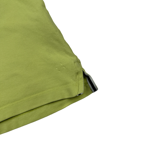 Stone Island 2019 Yellow Green Polo Shirt - Medium