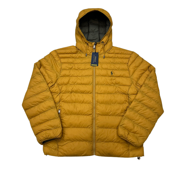 Ralph Lauren Yellow Padded Puffer Jacket - Medium & Large