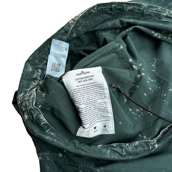 Stone Island 2022 Cotton Ripstop Off Dye OVD Smock - Large