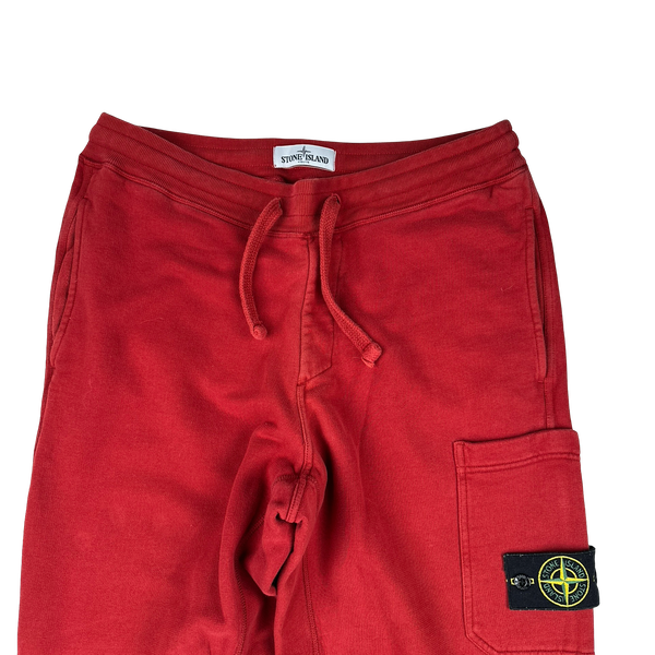 Stone Island 2013 Red Cotton Joggers - Medium