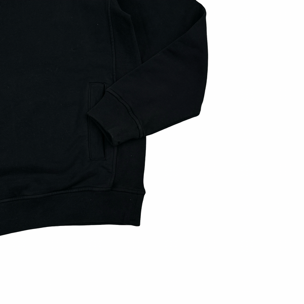 Stone Island 2024 Black Pullover Hoodie - Small