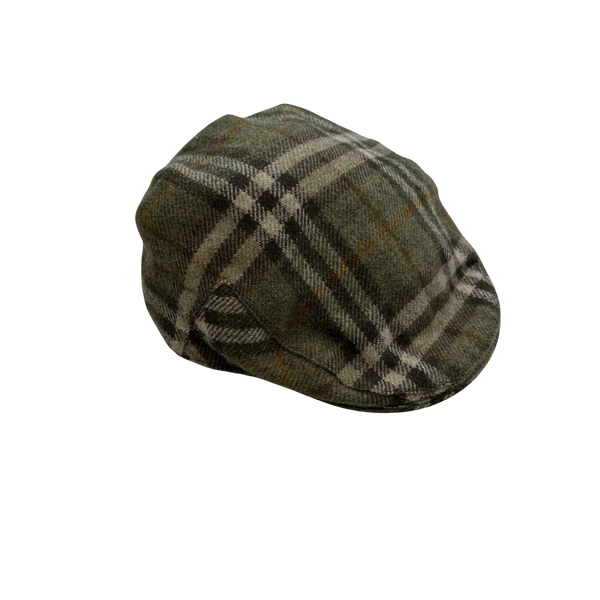 Burberry Wool Nova Check Flat Cap