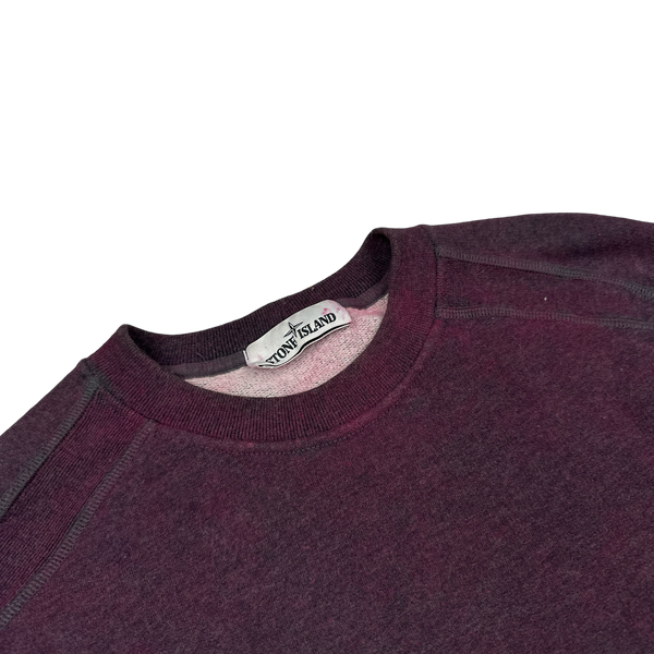 Stone Island 2020 Purple Dust Treatment Crewneck - Small