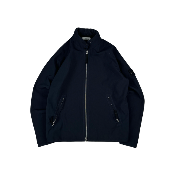 Stone Island 2018 Dark Navy Light Soft Shell R Jacket - Large
