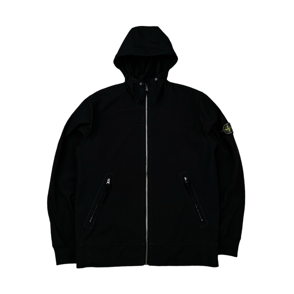 Stone Island 2018 Black Light Soft Shell R Jacket - XL