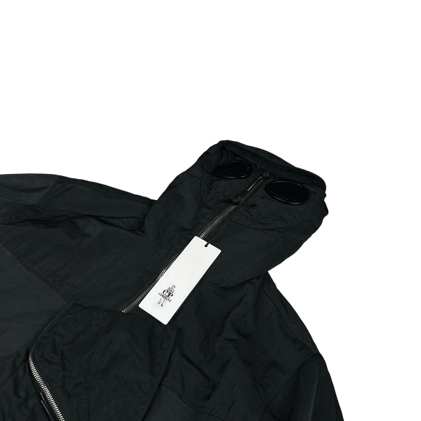 CP Company Black 50 Fili Quilted Explorer Cargo Jacket - Large