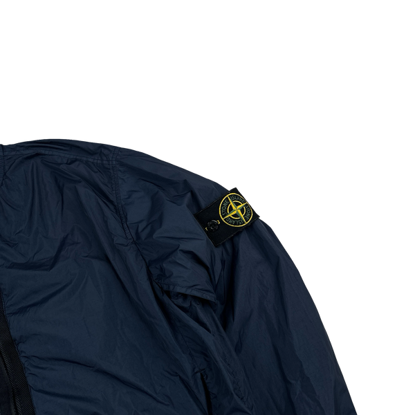Stone Island 2017 Navy Garment Dyed Crinkle Reps Jacket - Medium