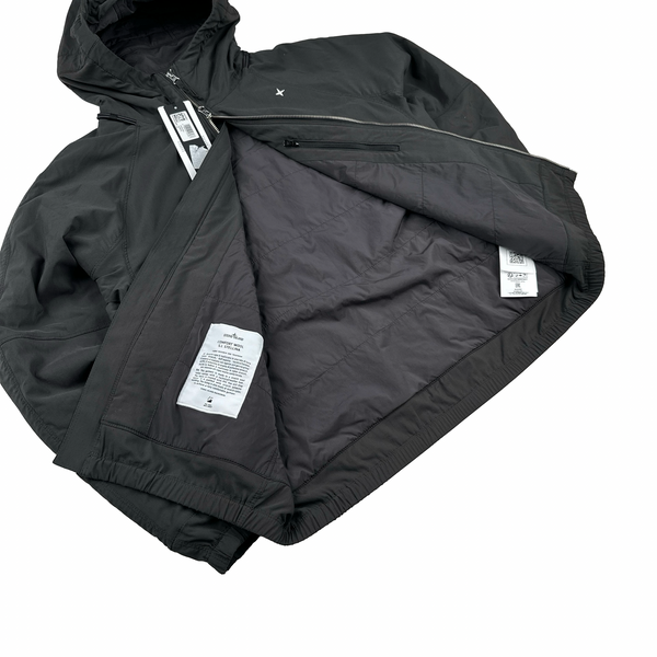 Stone Island 2024 Navy Comfort Wool SI Stellina Jacket - Large