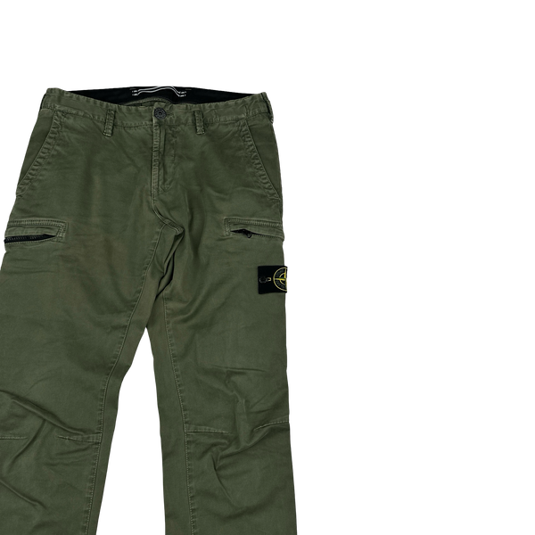 Stone Island 2021 Green SK Cargo Trousers - 30"