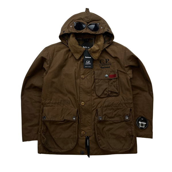 CP Company x Barbour Multi Pocket 500 Mille Waxed Jacket - XS