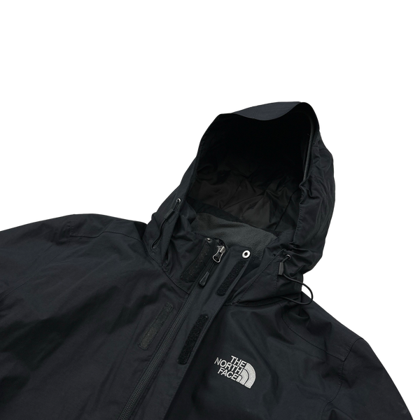 North Face 2 In 1 Black Triclimate Hyvent Jacket Small Mat s Island