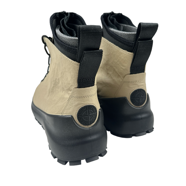 Stone Island 2021 Ecco Scarpa Leather Boots - UK 10