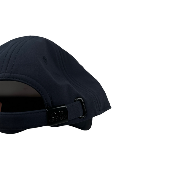 CP Company Navy Shell R Spellout Baseball Cap - Medium